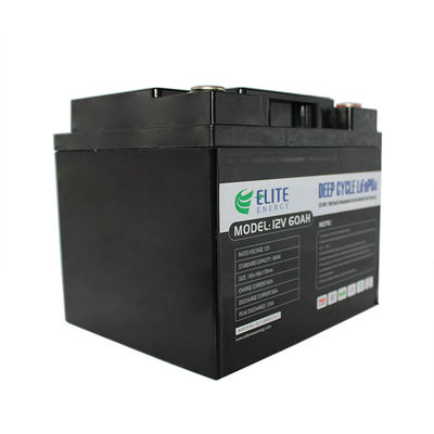 Deep Cycle 12V LiFePO4 Battery 60Ah Lithium ESS / EV Battery LED Display