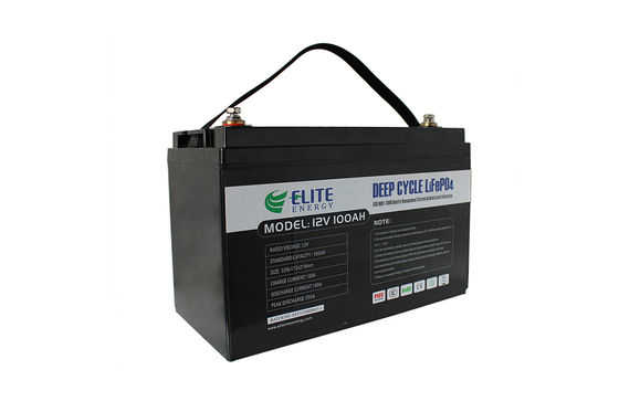 Baterai OEM 1280Wh 100Ah 12V LiFePO4 Untuk Sistem Energi Penyimpanan